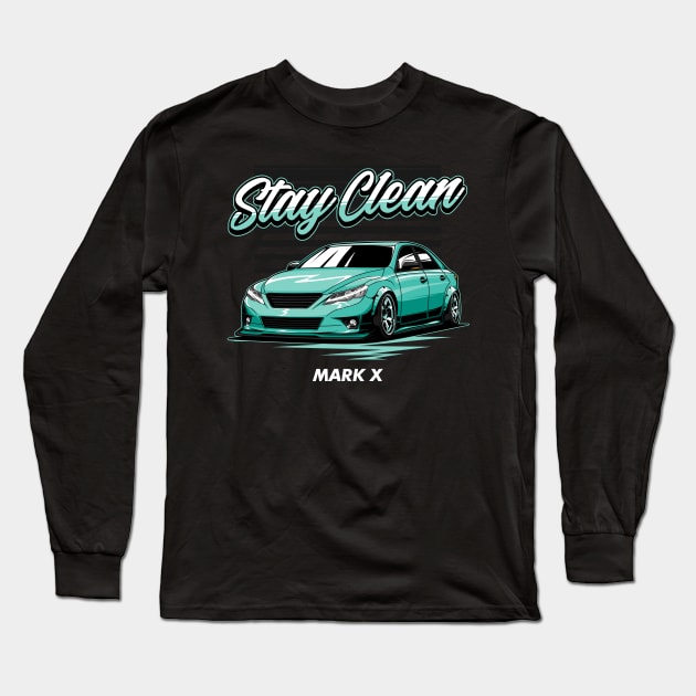 Toyota Mark X Long Sleeve T-Shirt by JDM Boyz